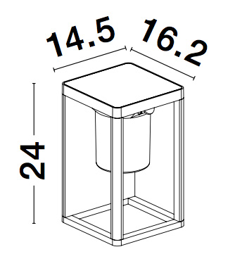 Outdoor wall light Loveto 6