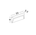 Outdoor wall light Luton - 1 2