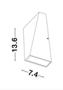 Outdoor wall light Miley - 2 6