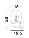 Outdoor wall light Omika 6