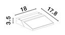 Outdoor wall light Prim 9