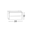 Outdoor wall light Twin 3