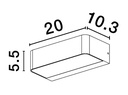 Outdoor wall light Videno 4