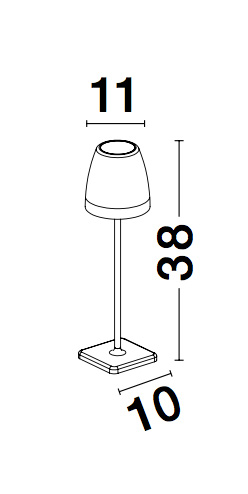 Outdoor table light Colt - 1 3