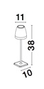 Outdoor table light Colt - 1 3