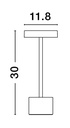 Outdoor table light Fumo 7
