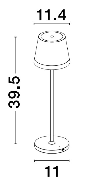 Outdoor table light Seina 5