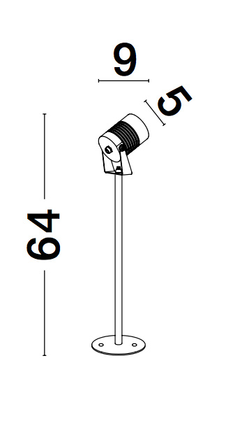 Outdoor floor light Fend 5