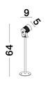 Outdoor floor light Fend 5