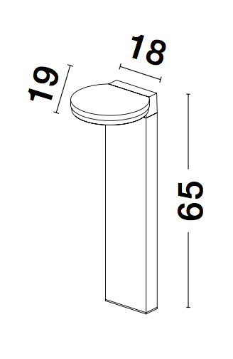 Outdoor floor light Posen 5