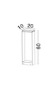 Outdoor floor light Twin 3