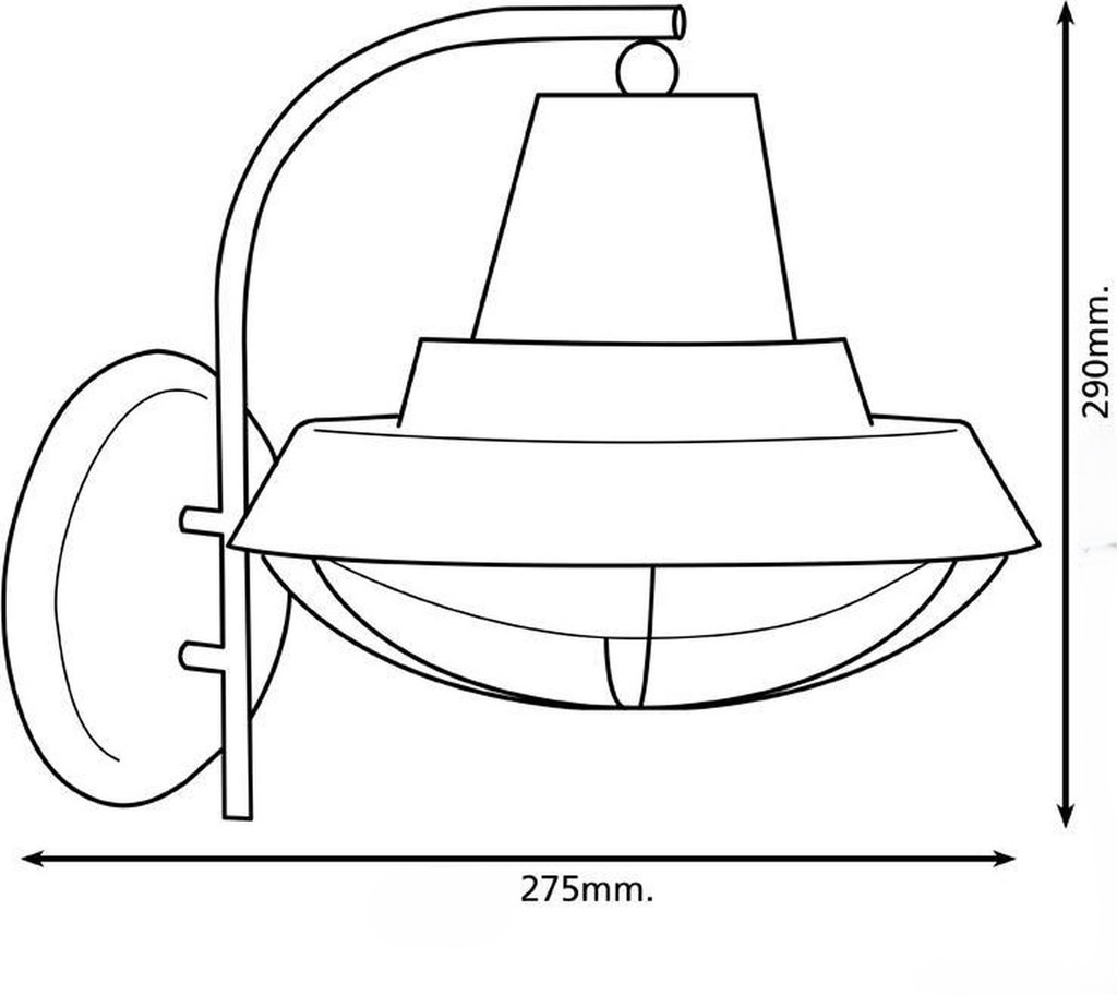 Wall light Colindres 1 3