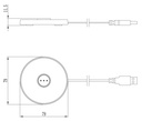 USB-A charger for table light Canis Mini