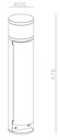 LED garden light and socket tower Arawan