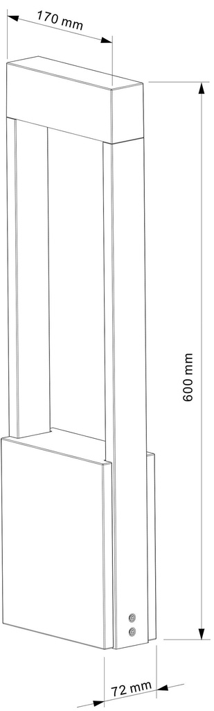 LED bollard light Chertan