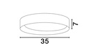 Ceiling light Stake