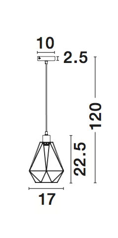 Pendant light Paolo