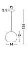 Pendant light Adelina