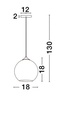 Pendant light Blaze