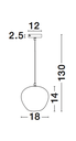 Pendant light Cedro