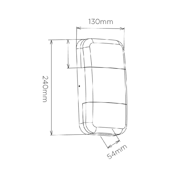 LED wall light Wanda