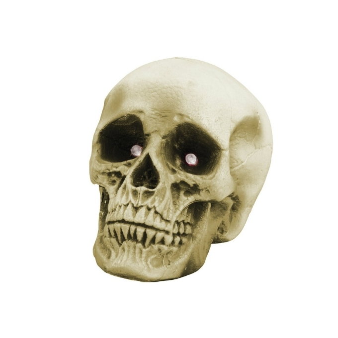 LED Skull - 19 x 15 x 16 cm