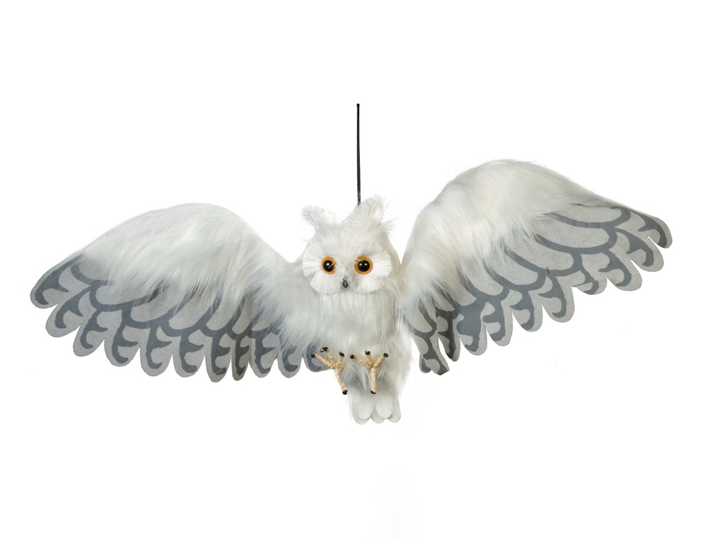Snow owl - animated - 80 cm