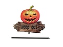 Pumpkin "KEEP OUT" with picker - 91 x 47 x 2,5 cm