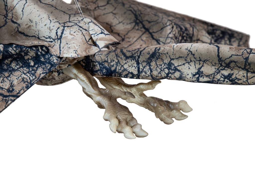 Flying dragon - animated - brown - 90 x 130 x 16 cm