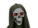 Skeleton with green cape - animated - 40 x 80 x 175 cm