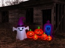 Inflatable ghost with pumpkin - 244 cm