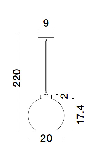 Pendant light Palmer