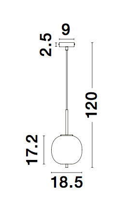 Pendant light Lato