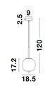 Pendant light Lato