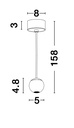 Pendant light Nocci
