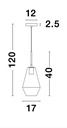 Pendant light Prisma