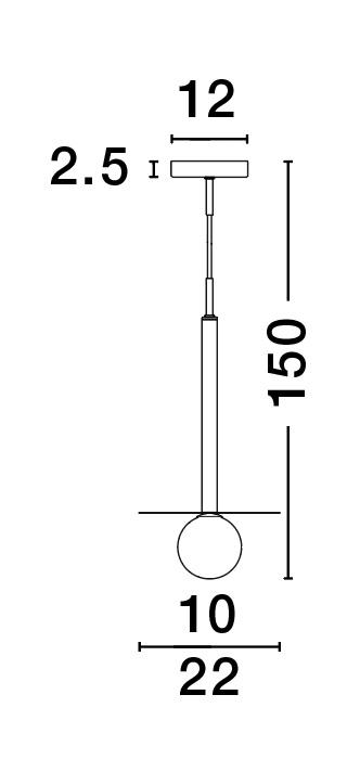 Pendant light Pielo