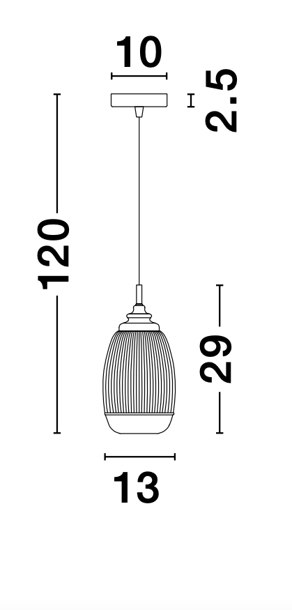 Pendant light Mond
