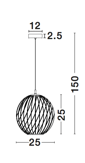 Pendant light Eriberto