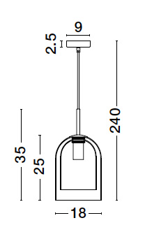 Pendant light Velor
