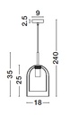 Pendant light Velor