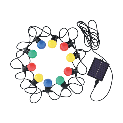 Solar lamp Taipan LED 3W black RGBY