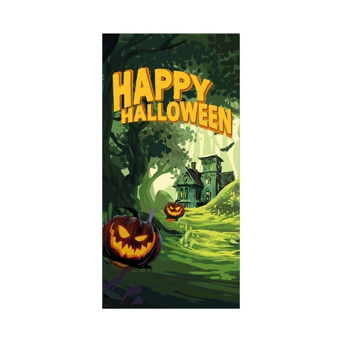 Banner - Haunted forest - 90 x 180 cm