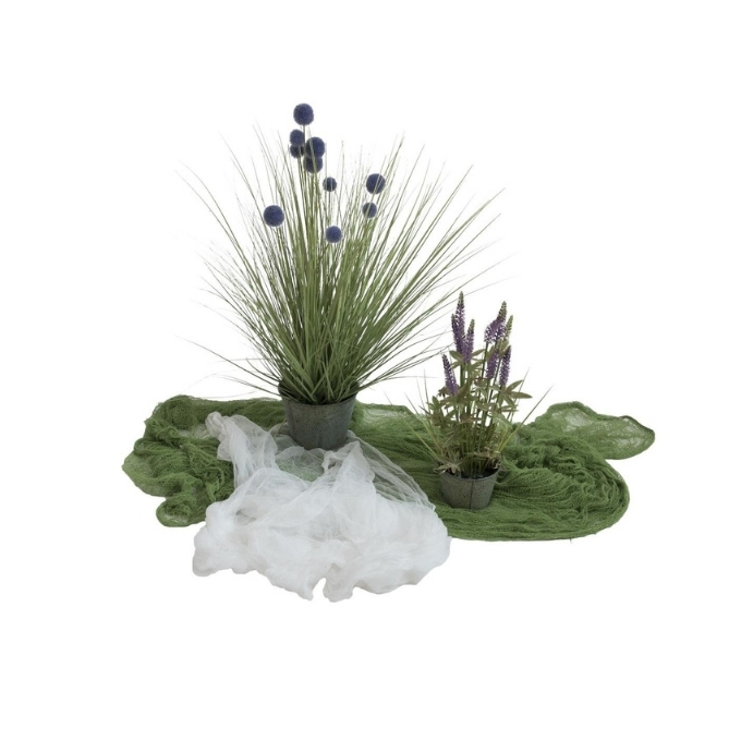 Fabric - fine white - 400 x 165 cm