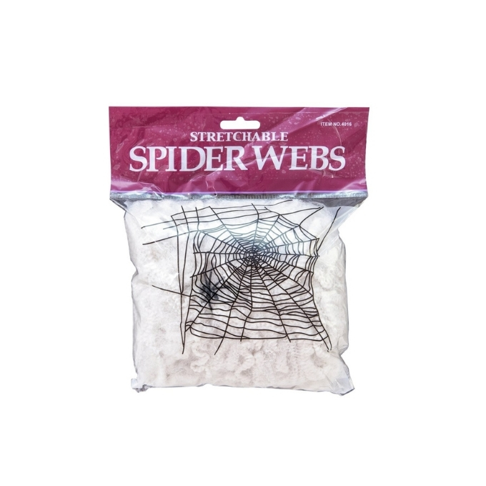 Spider web - white - 30 x 18 cm