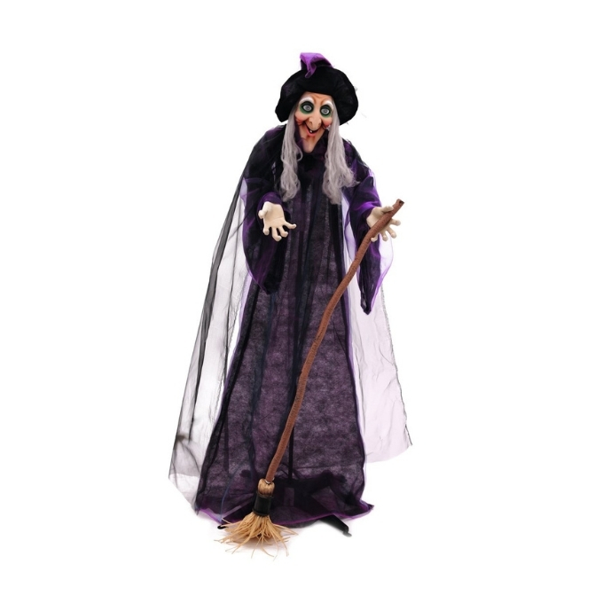 Witch - animated - 70 x 50 x 43 cm