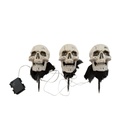 Glava okostnjaka s kolom - 3x - 29 cm