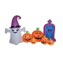 Inflatable ghost with pumpkin - 244 cm