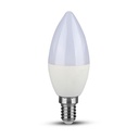LED sijalka - SAMSUNG čip 4.5W E14 A++ svečka plastika 6400K 