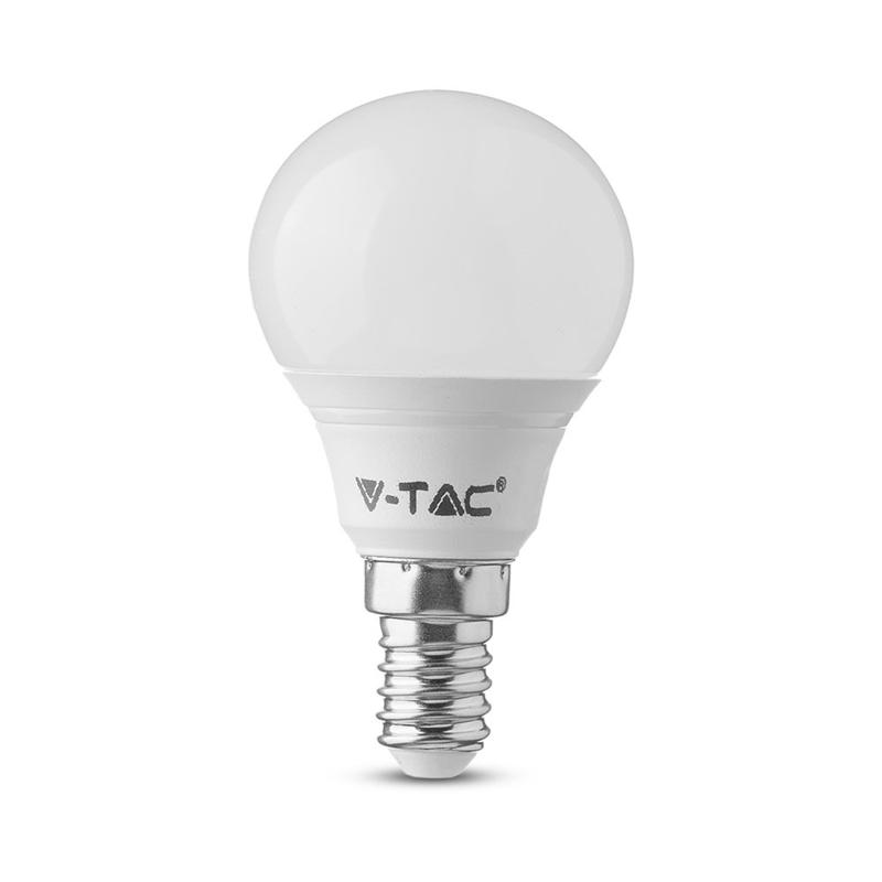 LED sijalka - SAMSUNG čip 4.5W E14 A++ P45 plastika 4000K